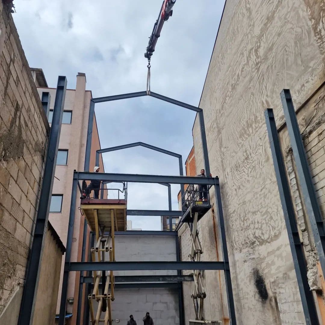 Current metal construction project 1
