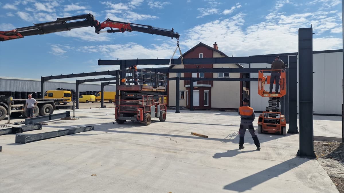 Current steel construction project 6