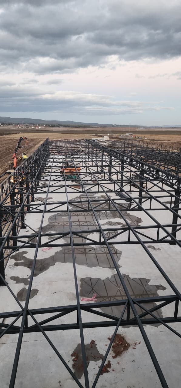 Steel construction project 8