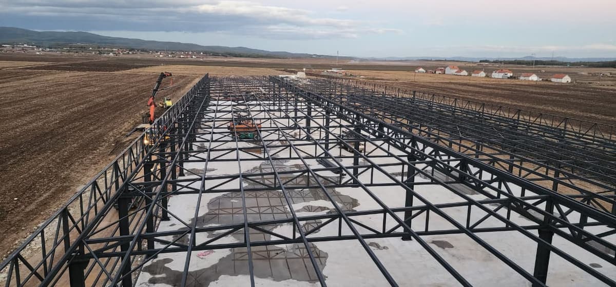 Steel construction project 11