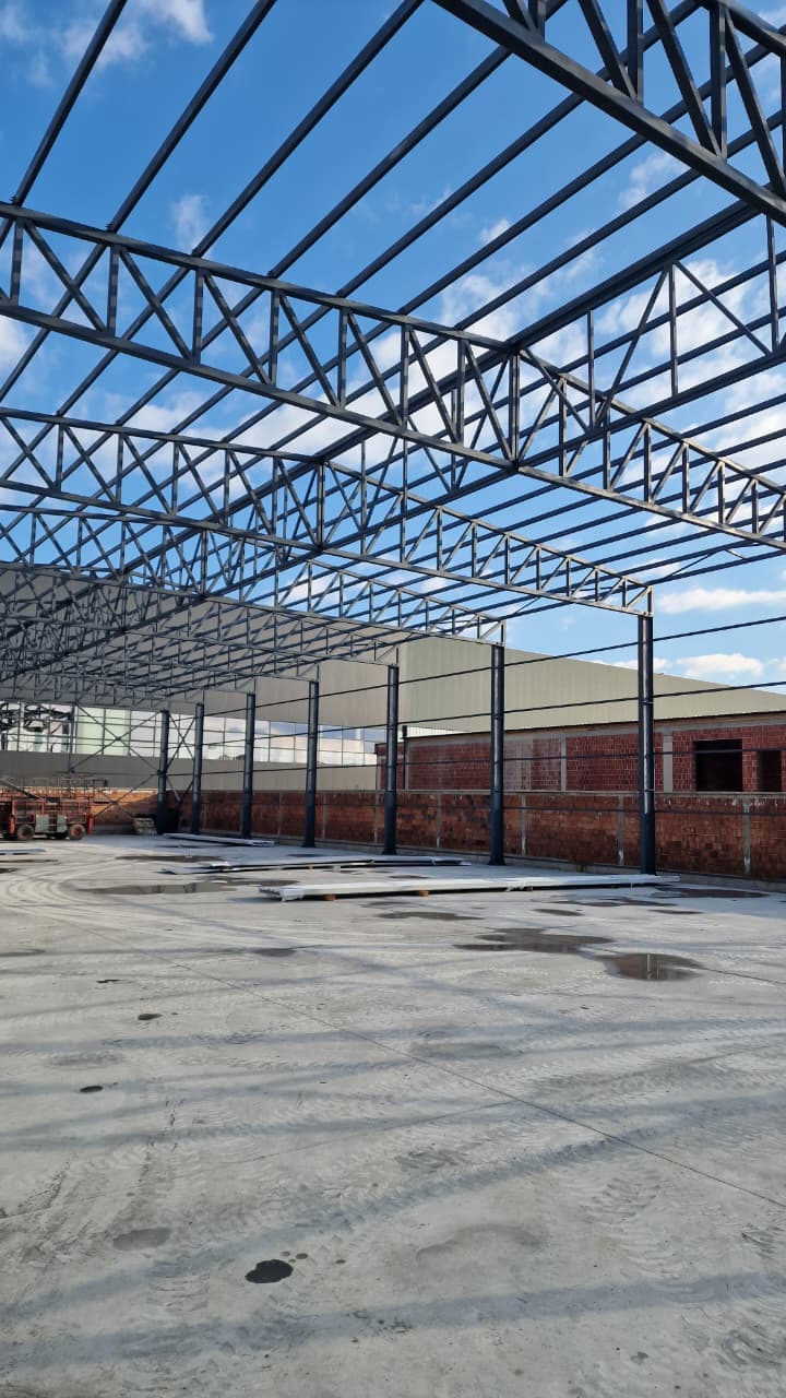 Steel construction project 12