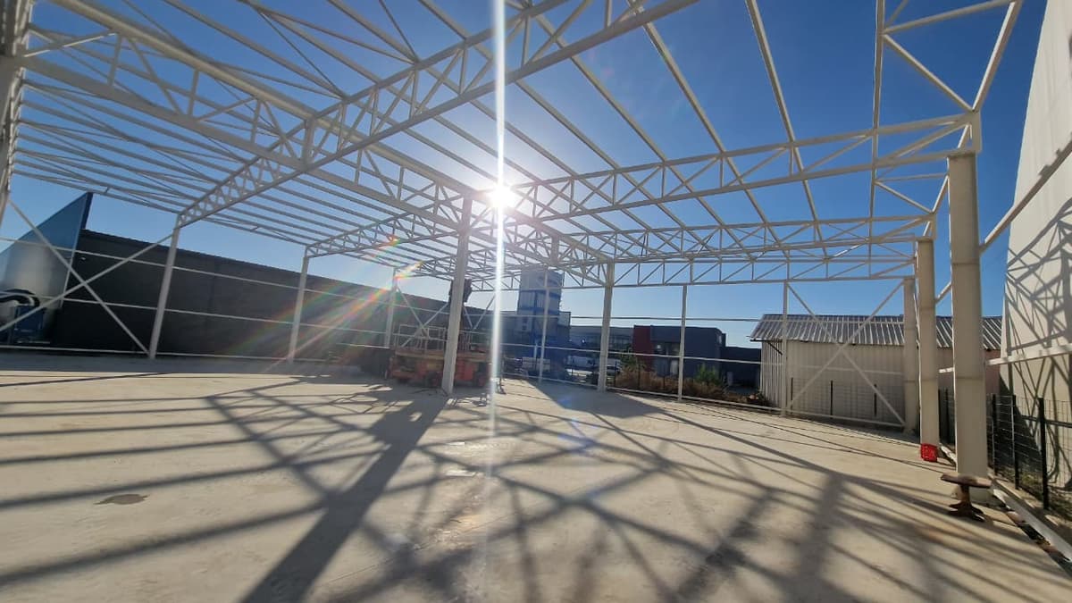 Steel construction project 16