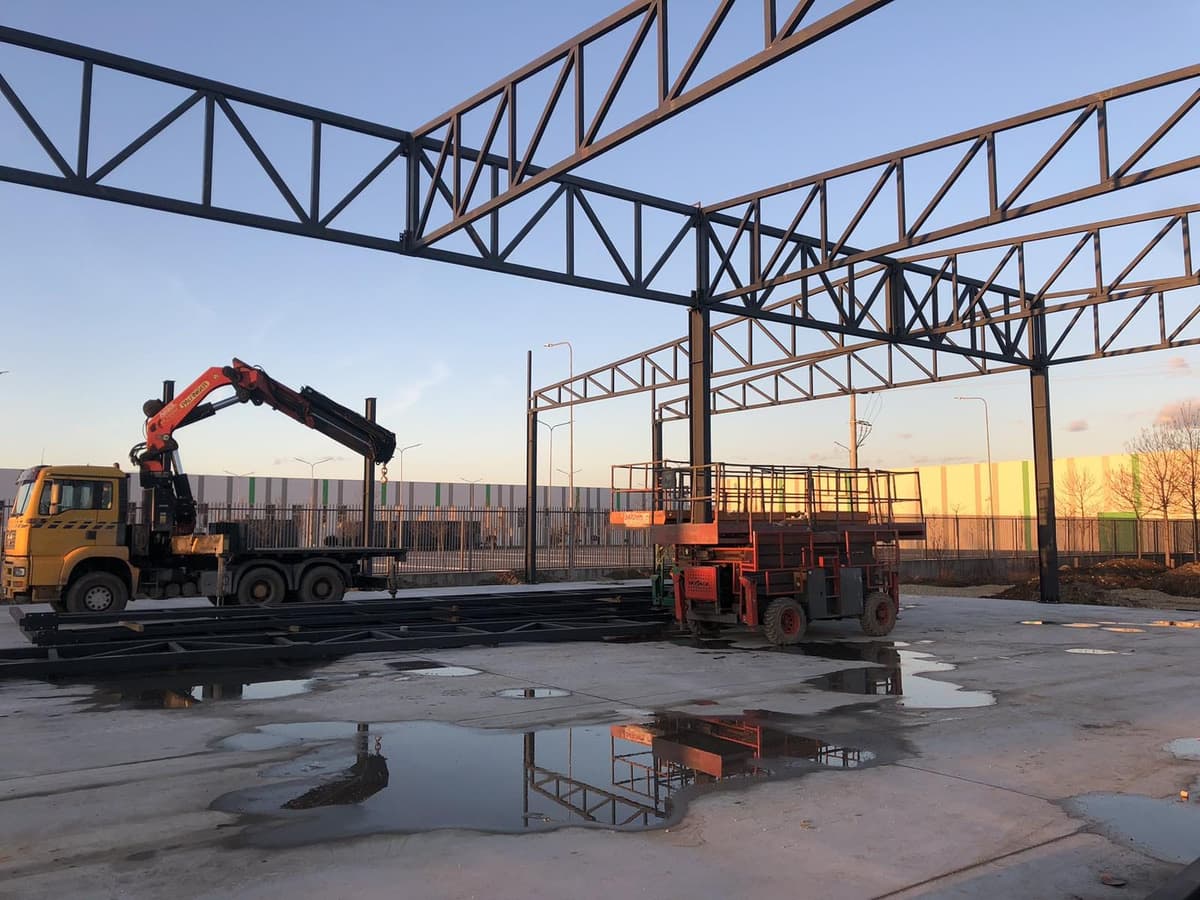 Sherifi Petrol — Metal construction project 127